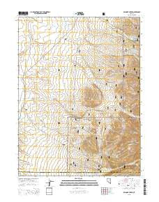 Belmont Creek Nevada Current topographic map, 1:24000 scale, 7.5 X 7.5 Minute, Year 2015