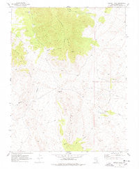 Bennett Pass Nevada Historical topographic map, 1:24000 scale, 7.5 X 7.5 Minute, Year 1970