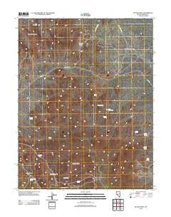 Bettles Well Nevada Historical topographic map, 1:24000 scale, 7.5 X 7.5 Minute, Year 2012