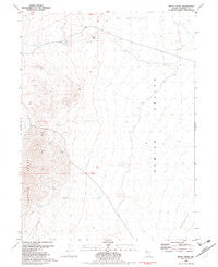 Betty Creek Nevada Historical topographic map, 1:24000 scale, 7.5 X 7.5 Minute, Year 1981