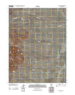 Betty Creek Nevada Historical topographic map, 1:24000 scale, 7.5 X 7.5 Minute, Year 2011