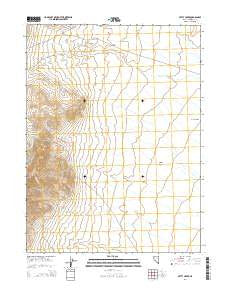 Betty Creek Nevada Current topographic map, 1:24000 scale, 7.5 X 7.5 Minute, Year 2014