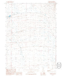 Big Hard Pan Nevada Historical topographic map, 1:24000 scale, 7.5 X 7.5 Minute, Year 1986