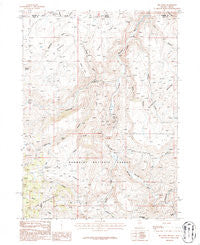 Big Table Idaho Historical topographic map, 1:24000 scale, 7.5 X 7.5 Minute, Year 1986