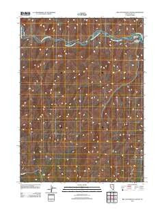 Big Cottonwood Canyon Nevada Historical topographic map, 1:24000 scale, 7.5 X 7.5 Minute, Year 2012