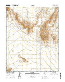 Big Dune Nevada Current topographic map, 1:24000 scale, 7.5 X 7.5 Minute, Year 2014