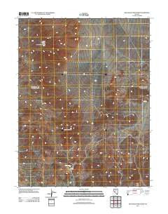 Big Kasock Mountain Nevada Historical topographic map, 1:24000 scale, 7.5 X 7.5 Minute, Year 2011