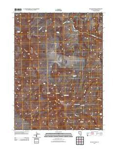 Big Mountain Nevada Historical topographic map, 1:24000 scale, 7.5 X 7.5 Minute, Year 2011