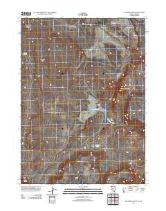 Big Spring Butte Nevada Historical topographic map, 1:24000 scale, 7.5 X 7.5 Minute, Year 2011