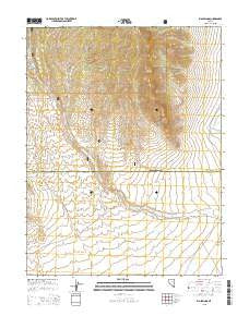 Big Springs Nevada Current topographic map, 1:24000 scale, 7.5 X 7.5 Minute, Year 2015