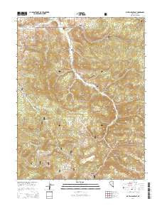 Big Ten Peak East Nevada Current topographic map, 1:24000 scale, 7.5 X 7.5 Minute, Year 2014