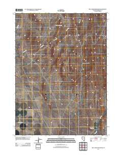 Bilk Creek Reservoir Nevada Historical topographic map, 1:24000 scale, 7.5 X 7.5 Minute, Year 2011