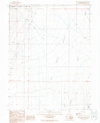 Birch Creek Ranch Nevada Historical topographic map, 1:24000 scale, 7.5 X 7.5 Minute, Year 1989