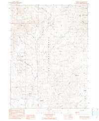 Bishop Peak Nevada Historical topographic map, 1:24000 scale, 7.5 X 7.5 Minute, Year 1990