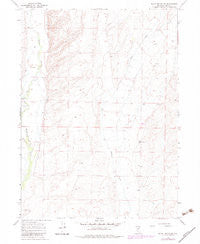 Black Butte SW Nevada Historical topographic map, 1:24000 scale, 7.5 X 7.5 Minute, Year 1967