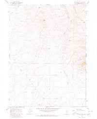 Black Butte Nevada Historical topographic map, 1:24000 scale, 7.5 X 7.5 Minute, Year 1967