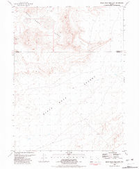 Black Rock Point East Nevada Historical topographic map, 1:24000 scale, 7.5 X 7.5 Minute, Year 1981