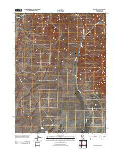 Black Butte Nevada Historical topographic map, 1:24000 scale, 7.5 X 7.5 Minute, Year 2012