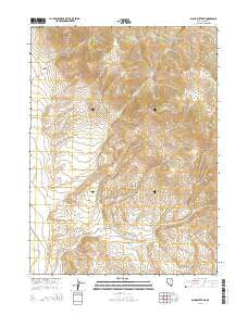 Black Butte NE Nevada Current topographic map, 1:24000 scale, 7.5 X 7.5 Minute, Year 2015