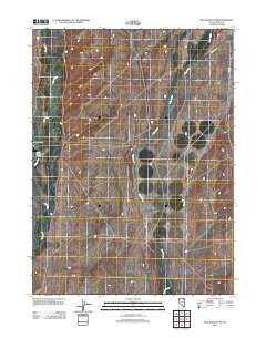 Black Butte SW Nevada Historical topographic map, 1:24000 scale, 7.5 X 7.5 Minute, Year 2012