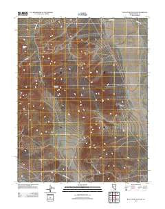Black Dyke Mountain Nevada Historical topographic map, 1:24000 scale, 7.5 X 7.5 Minute, Year 2011