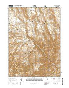 Black Ridge Nevada Current topographic map, 1:24000 scale, 7.5 X 7.5 Minute, Year 2015