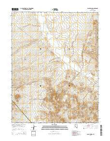 Black Spring Nevada Current topographic map, 1:24000 scale, 7.5 X 7.5 Minute, Year 2014