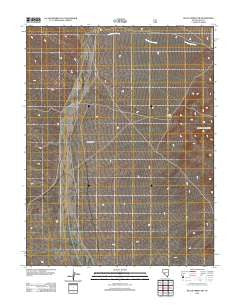 Black Spring NW Nevada Historical topographic map, 1:24000 scale, 7.5 X 7.5 Minute, Year 2012