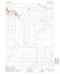 Blossom Spring Nevada Historical topographic map, 1:24000 scale, 7.5 X 7.5 Minute, Year 1985