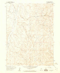 Blue Basin Nevada Historical topographic map, 1:24000 scale, 7.5 X 7.5 Minute, Year 1958