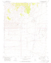 Blue Nose Peak Nevada Historical topographic map, 1:24000 scale, 7.5 X 7.5 Minute, Year 1973