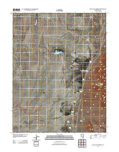 Blue Eagle Springs Nevada Historical topographic map, 1:24000 scale, 7.5 X 7.5 Minute, Year 2012