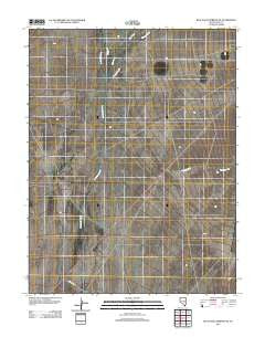 Blue Eagle Springs NE Nevada Historical topographic map, 1:24000 scale, 7.5 X 7.5 Minute, Year 2012