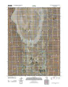 Blue Wing Flat South Nevada Historical topographic map, 1:24000 scale, 7.5 X 7.5 Minute, Year 2011