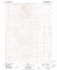 Bluewing Spring Nevada Historical topographic map, 1:24000 scale, 7.5 X 7.5 Minute, Year 1981