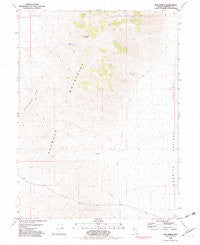 Bob Spring Nevada Historical topographic map, 1:24000 scale, 7.5 X 7.5 Minute, Year 1981