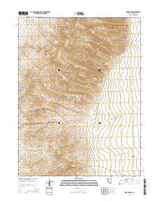 Bob Spring Nevada Current topographic map, 1:24000 scale, 7.5 X 7.5 Minute, Year 2014