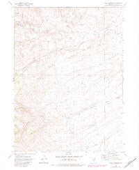 Boies Reservoir Nevada Historical topographic map, 1:24000 scale, 7.5 X 7.5 Minute, Year 1968