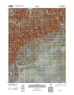 Bolivia Nevada Historical topographic map, 1:24000 scale, 7.5 X 7.5 Minute, Year 2011