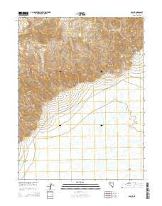 Bolivia Nevada Current topographic map, 1:24000 scale, 7.5 X 7.5 Minute, Year 2014