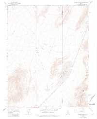 Bonnie Claire NW Nevada Historical topographic map, 1:24000 scale, 7.5 X 7.5 Minute, Year 1968
