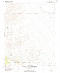 Bonnie Claire SE Nevada Historical topographic map, 1:24000 scale, 7.5 X 7.5 Minute, Year 1967