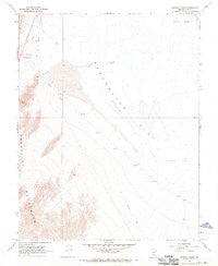 Bonnie Claire Nevada Historical topographic map, 1:24000 scale, 7.5 X 7.5 Minute, Year 1968