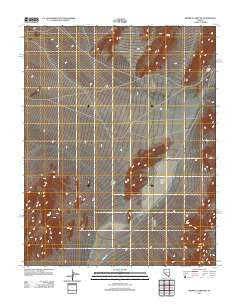 Bonnie Claire NW Nevada Historical topographic map, 1:24000 scale, 7.5 X 7.5 Minute, Year 2011