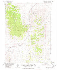 Boone Canyon Nevada Historical topographic map, 1:24000 scale, 7.5 X 7.5 Minute, Year 1982