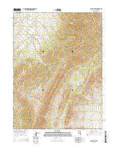 Boone Spring Nevada Current topographic map, 1:24000 scale, 7.5 X 7.5 Minute, Year 2015