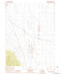 Borchert Spring Nevada Historical topographic map, 1:24000 scale, 7.5 X 7.5 Minute, Year 1982