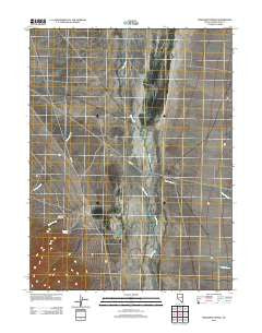 Borchert Spring Nevada Historical topographic map, 1:24000 scale, 7.5 X 7.5 Minute, Year 2012