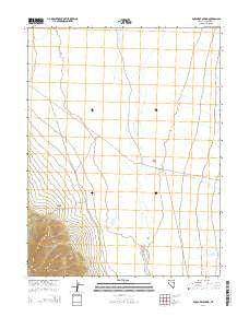 Borchert Spring Nevada Current topographic map, 1:24000 scale, 7.5 X 7.5 Minute, Year 2014