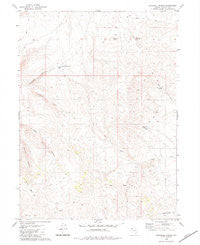 Bordwell Spring Nevada Historical topographic map, 1:24000 scale, 7.5 X 7.5 Minute, Year 1980